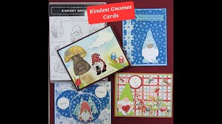 Kindest Gnomes Cards Stampin' Up!  #StampinUp #GnomesCards #ChristmasCards #ChristmasGnomes #Cards