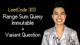 Range Sum Query || Leetcode 303 || 1 Variant that Big Tech Asks