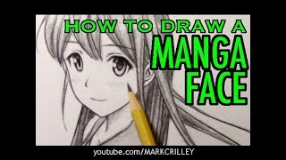 How to Draw a Manga Face: "Looking Over Shoulder" Pose