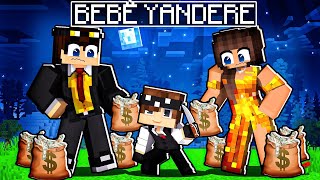 FAMÍLIA RICA ADOTOU o BEBÊ YANDERE no minecraft