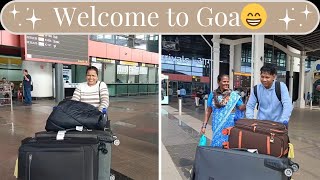 Welcome to Goa😁🤩 | Mopa Airport | Manisha Fernandes | Konkani vlogs | Goan