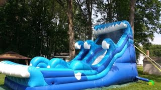 Bounce Zone CT Blue Crush Waterslide