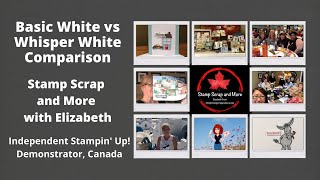 Basic White vs Whisper White... can you see the difference?