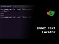 Playwright Python - Inner Text Locator
