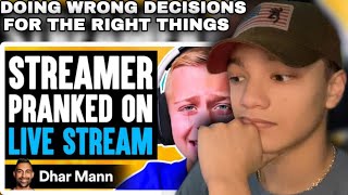 Dhar Mann - Streamer PRANKED On LIVE STREAM, What Happens Is Shocking (Reaction)