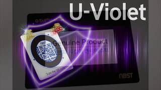 [정품라벨 NBST] U-Violet 정품인증 특수라벨