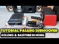 Ilustrasi Pasang Subwoofer Kolong di Mobil