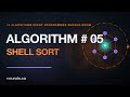Shell Sort: The Clever Upgrade to Insertion Sort (50 Algorithms #5)
