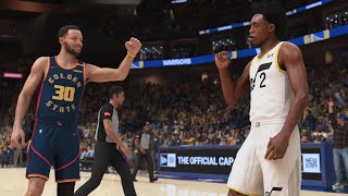 GOLDEN STATE WARRIORS vs UTAH JAZZ  GAMEPLAY PS5 { 4K ULTRA HD }