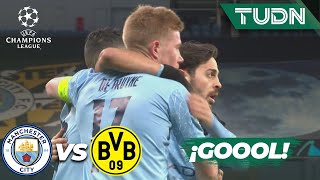 ¡GOOL! ¡DE BRUYNE INSPIRADO! | Man City 1-0 Dortmund | Champions League 2021 - Cuartos Ida | TUDN