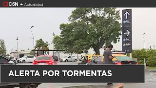 ALERTA amarilla por TORMENTAS en el AMBA