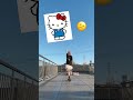 【キティちゃんを空に投げてみた。 keep eyes on the sky】 shorts trend