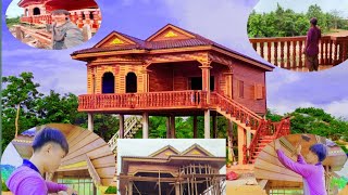 150day building wooden home | Amazing wooden building home |  Magrow Tech