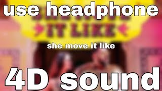 she move it like badshah: Virtual 🎧4D sound : smooth surround:🔊🔊HQ :| visualizer |🎵