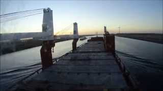 Departure Amsterdam M/V Stadiongracht time-lapse 17-02-2015