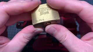 (1) ISEO City Aditus 40 Padlock