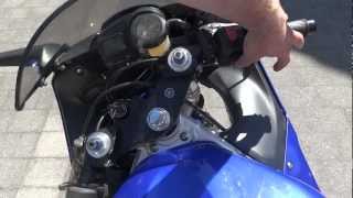 Yamaha YZF-R6 1999 with double Devil shotgun exhaust