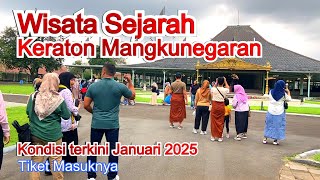 Wisata Sejarah Keraton Mangkunegaran Kondisi Terkini \u0026 Tiket Masuknya