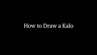 How to draw a kalo(taro)