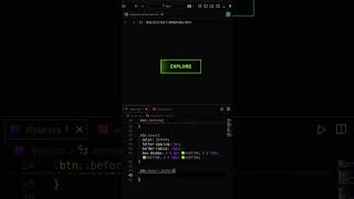 ✨ CSS Button Hover Effect 🔥 || CSS Only || Glowing UI💡 || #htmlcss #hovereffect #cssanimation