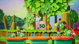 【ヨッシークラフトワールド】ジャングルランド「チャレンジ！サファリツアー」(オモテ) // [Yoshi's Crafted World] Jungle Tour Challenge (front)