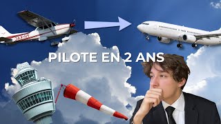 Devenir pilote de ligne en 2 ans ?!