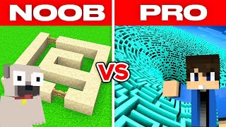 DANI VS KIIS KI ÉPITI A LEGNAGYOBB LABIRINTUS A MINECRAFTBAN!