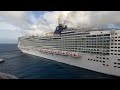 watch norwegian epic sail away from cozumel mexico