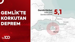 #sondakika Gemlik'te Deprem! Gemlik Belediye Başkanı Canlı Yayında! | TV100 Haber