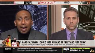 Stephen A. & Max Fight over Giannis-James Harden Beef l First Take