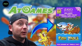 Williams Pinball: Fish Tales AtGames Legends 4K Single Pack Review \u0026 Gameplay