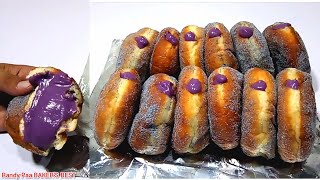 UBE Custard cream Donuts | No Butter Dough the secrets of Softness