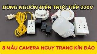 Tổng Hợp 8 Mẫu Camera Ngụy Trang Dùng Nguồn Điện 220V - Camera Giấu Kín Giá Rẻ Bán Chạy 2024