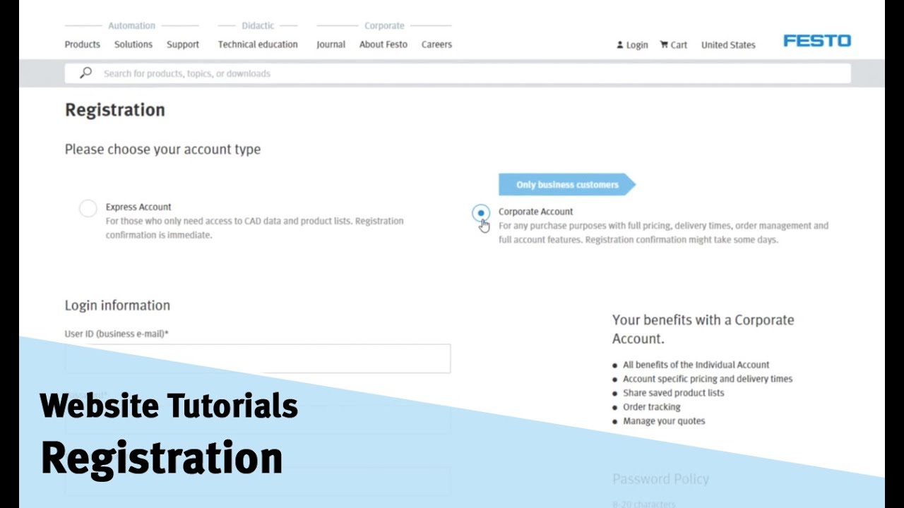 Registration Tutorial Youtube