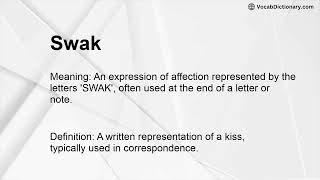 Swak Meaning