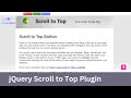 03. jQuery Plugin Tutorial | Scroll to Top | Learn with Gsarwar