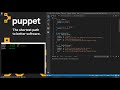 puppet pdk and visual studio code from zero to productive in 5 minutes