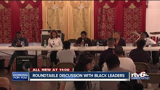 Roundtable discussion with black leaders