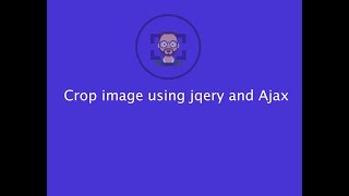 Crop Image Using Html Jquery