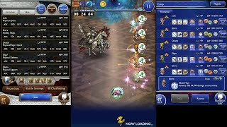 [FFRK] [EXD+] Odin (Argent) (Poison) (WOdin) (Raiden) - Master Clear - Sub30 [24:64]