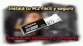 Como instalar correctamente un SSD M.2 (Hardware y Software)