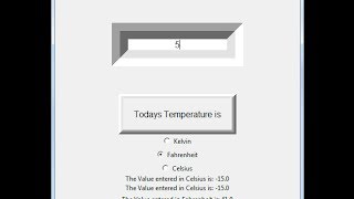 Python Tkinter GUI Tutorial of Temperature Converter