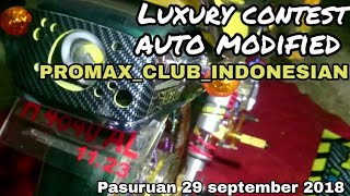 Kontes PMCI (promax club Indonesia) Pasuruan 29 september 2018 mantab pak eko