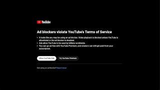 It looks like you are using ad blocker in YouTube - Fixed (Still Working)