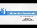 Microsoft Azure Fundamentals || Create Virtual Machine #AzureFundamentals #AZ900