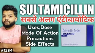 Sultamicillin Tab 375mg | Sultamicillin Tosilate 375mg Uses In Hindi