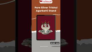 Pure Silver Agarbatti Stand