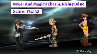 [DFFOO GL] Power And Magic's Chasm: Rising Lvl 90 - Squall Vaan Selphie - Score: 174132