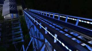 RCT3 Blue Streak Wooden Coaster