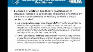 FTCA Deeming Application: Credentialing System